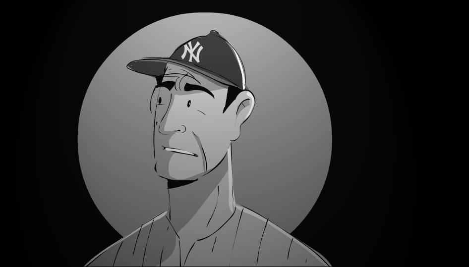 scribblejunkie's tweet image. "I know that as long as I was following Ruth to the plate, I could have stood on my head and no one would have known the difference" -Lou Gehrig, Animated for American Experience PBS. We used the actual audio from his farewell speech at Yankee stadium.. filling in the missing…