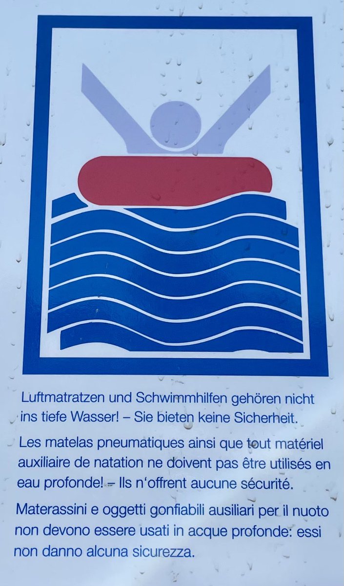 Gianni Raffi (@gianniraffi) on Twitter photo FYI - die Gemeindeverwaltung STÄFA lässt keine Badenudel mehr im See zu! Diese gilt als #Schwimmhilfe heisst es.🫣Auch für geübte SchwimmerInnen nicht! Wie doof ist das denn?!?🤔Die Gäste sind wütend.
<a href="/ZSZonline/">Zürichsee-Zeitung</a> <a href="/zuerioberland24/">Zürioberland24</a> <a href="/zuerisee/">Radio Zürisee</a> <a href="/TeleZueri/">TeleZüri</a> FYI - die Gemeindeverwaltung STÄFA lässt keine Badenudel mehr im See zu! Diese gilt als #Schwimmhilfe heisst es.🫣Auch für geübte SchwimmerInnen nicht! Wie doof ist das denn?!?🤔Die Gäste sind wütend.
<a href="/ZSZonline/">Zürichsee-Zeitung</a> <a href="/zuerioberland24/">Zürioberland24</a> <a href="/zuerisee/">Radio Zürisee</a> <a href="/TeleZueri/">TeleZüri</a>