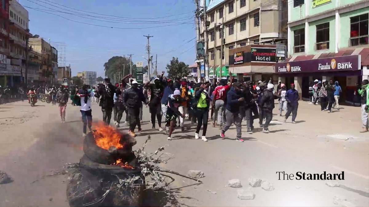 StandardKenya's tweet image. Scenes from Nyahururu Town in Nyandarua County as young people honor the victims of the June 25, 2024, Gen Z protests.

Photos by James Munyeki.
#GenZRevolt