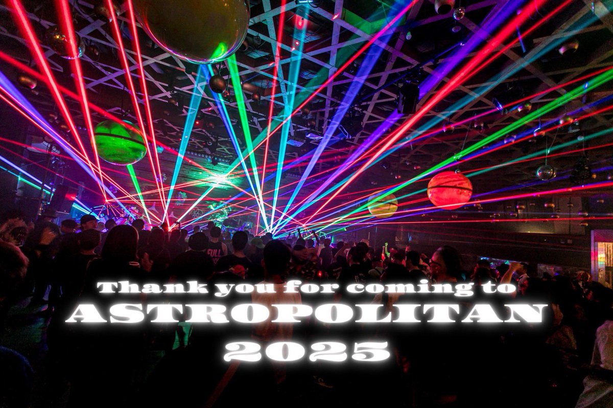 ASTROPOLITAN 2025 - LAST UNIVERSE

ご来場いただいたすべての皆さまへ

味園ユニバース、最後のスペーストリップにご搭乗いただき、
本当にありがとうございました🪐

最初から最後まで、全員がぶっ飛びっぱなし！
伝説回となった “ASTROPOLITAN 2025” は、皆さま一人ひとりのおかげで