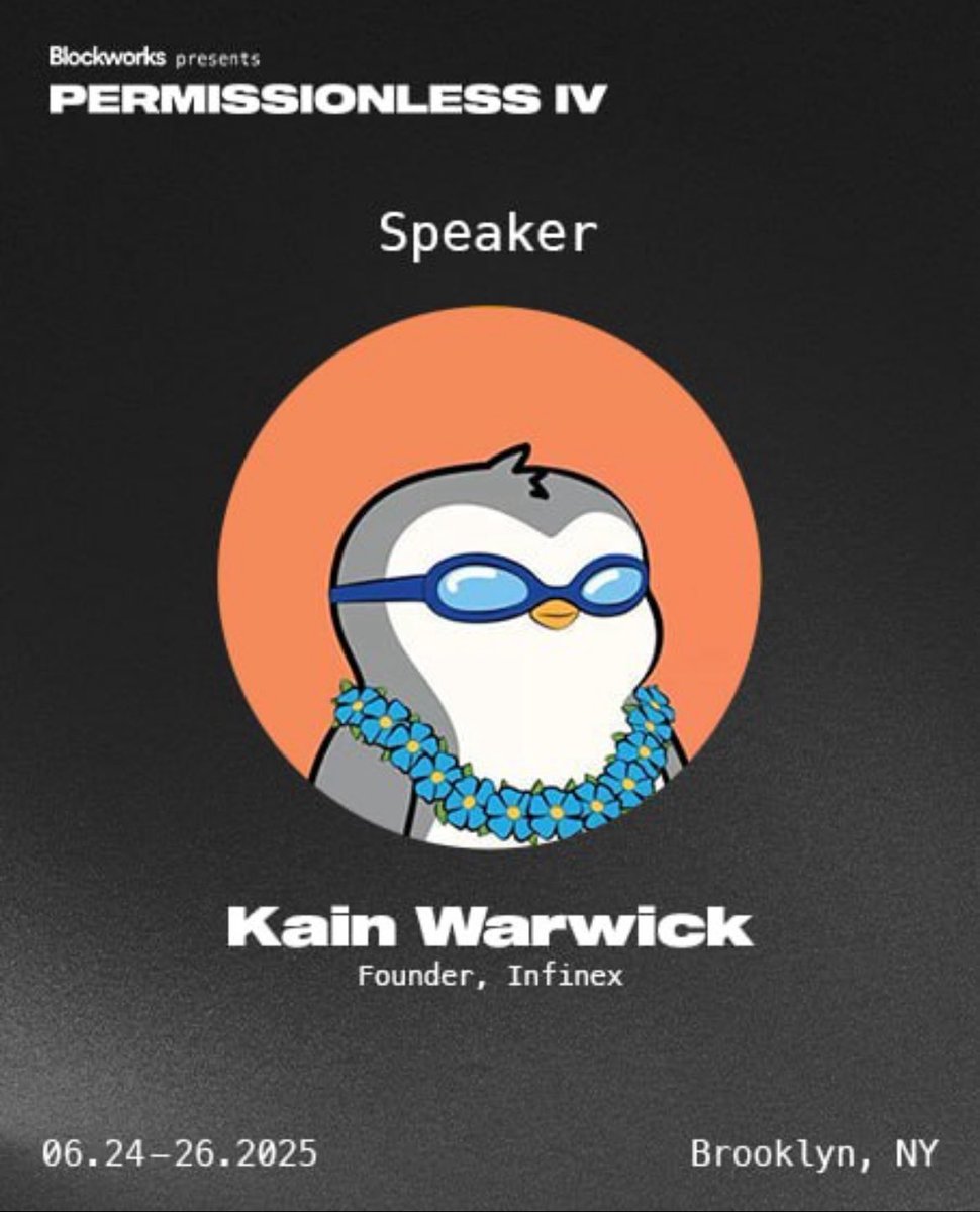 🎉 Excited to see <a href="/kaiynne/">kain.inx</a> take the Main Stage today at 9:50 am ET with his keynote “Build like Infinex”! Expect some blockbuster news, looks like official updates coming with @Aave and <a href="/synthetix/"></a>. 📢

Don’t miss it! 🚀