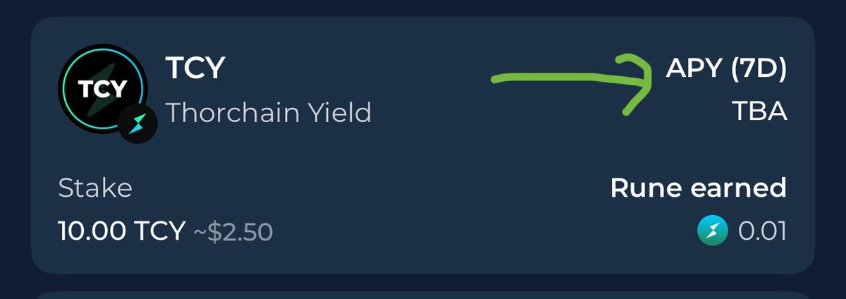 Is there a public endpoint <a href="/THORChain/">THORChain</a> that calculates TCY yield?