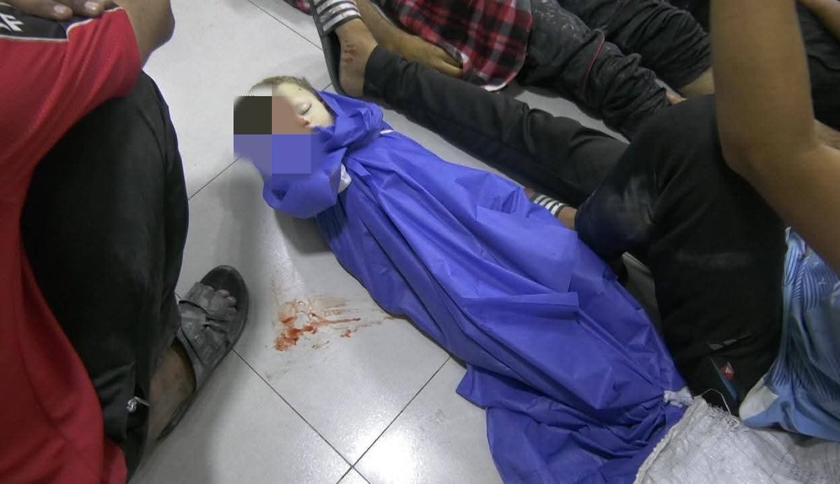طفلة استشهدت جراء قصف الاحتلال منزلاً شمال مخيم النصيرات وسط قطاع غزة