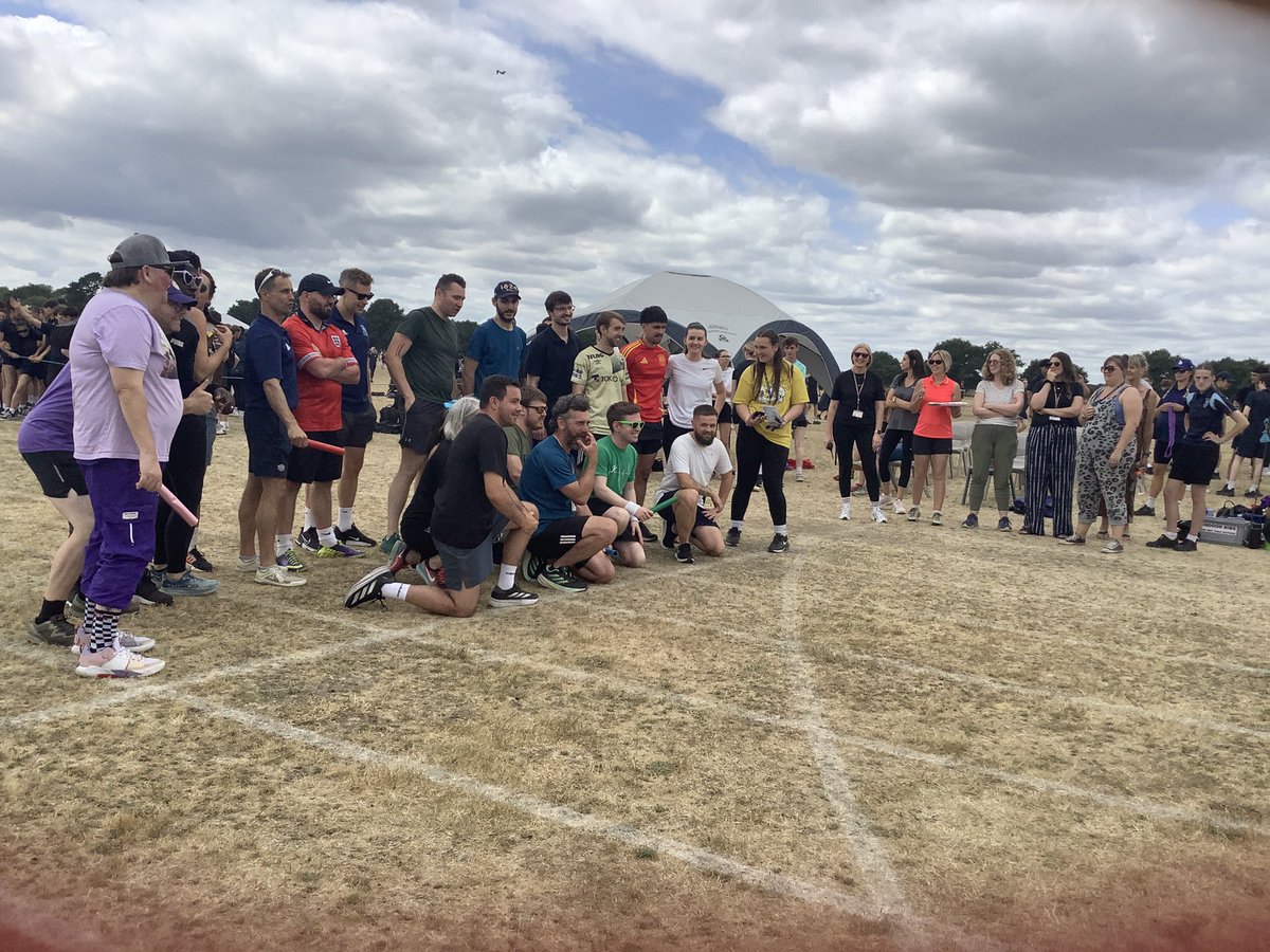 Staff relay ready 🏃‍♂️🏃‍♀️