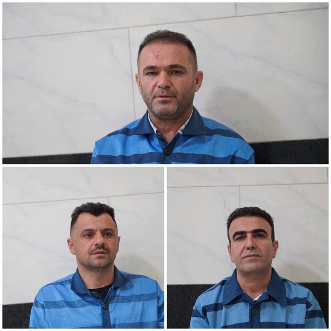 The Iranian regime has executed 3 Kurdish Prisoners this morning on charges of >espionage< 

Idris Ali, native to Sardasht
Azad Shoiaei, native to Sardasht 
Rasoul Ahmad Rasoul, native to Slemani 

Here it is important to highlight that all 3 prisoners were of Kurdish ethnicity -
