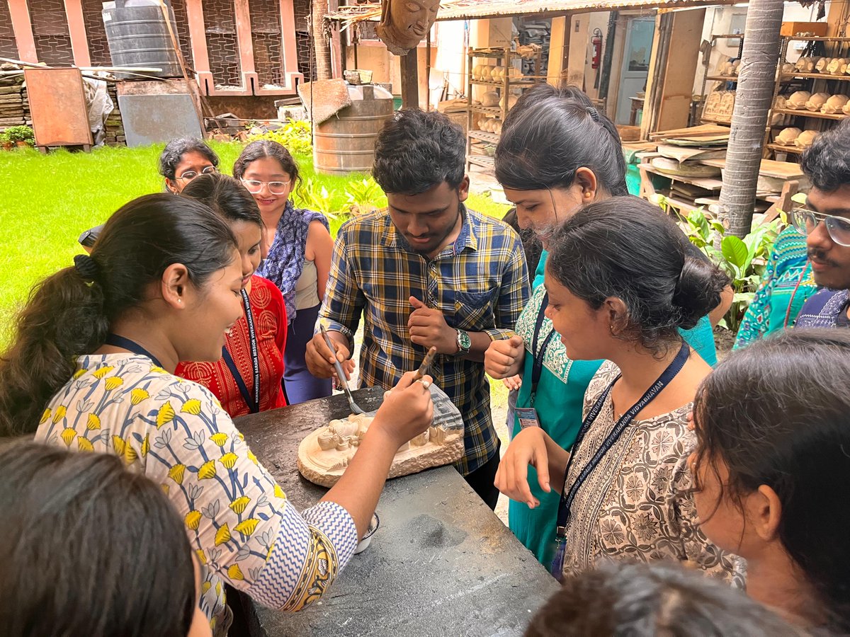 IndianMuseumKol's tweet image. On 25.06.2025, Indian Museum, Kolkata conducted a Modelling Workshop for interns. The session offered hands-on experience in moulding and colouring—bridging creativity and heritage.

#MuseumInternship #ModellingWorkshop #IndianMuseumKolkata #EkBharatShreshthaBharat #ViksitBharat