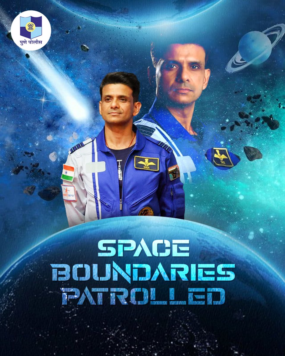 CPPuneCity's tweet image. Breaking through frontiers, Group Captain Shubhanshu Shukla carries the dreams of a billion hearts.
Wishing him a stellar journey and a triumphant return.

#Axiom4 #MissionISS #Gaganyaan #ShubhanshuShukla #IndiaInOrbit