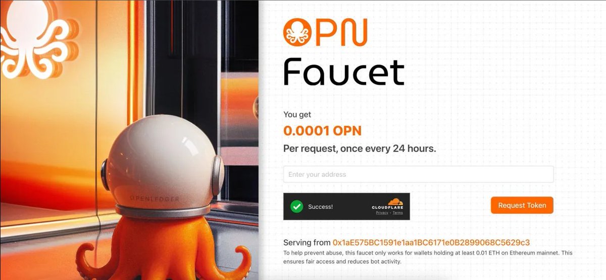 DOZE🔺 (@doze_web3) on Twitter photo Are you guys using <a href="/OpenledgerHQ/">Openledger 🔜 𝗔𝗦𝗜𝗔 𝗧𝗢𝗨𝗥 ✈️</a> faucet?
Its live baby!
Now u can claim 0.0001 $OPN every 24 hours but make sure u have got some amount of eth ( 0.01 at least) on eth main-net.
why ?
because it helps to keep the bots out and allow real users to get benefit.
dm for refer code Are you guys using <a href="/OpenledgerHQ/">Openledger 🔜 𝗔𝗦𝗜𝗔 𝗧𝗢𝗨𝗥 ✈️</a> faucet?
Its live baby!
Now u can claim 0.0001 $OPN every 24 hours but make sure u have got some amount of eth ( 0.01 at least) on eth main-net.
why ?
because it helps to keep the bots out and allow real users to get benefit.
dm for refer code