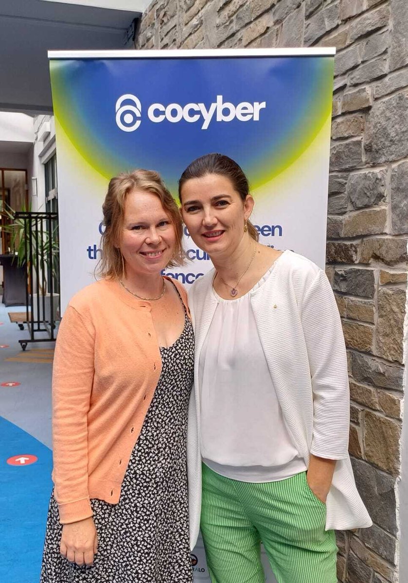 AustraloTeam's tweet photo. 📍 AUSTRALO Team Joins COcyber General Assembly in Brussels!

Mona Marill and Dorina Stanculescu, from the AUSTRALO team, attended the @COcyberEU General Assembly in Brussels this week, representing the Communication and Dissemination Work Package.

#AUSTRALOteam https://t.co/LCbzKZKjwH