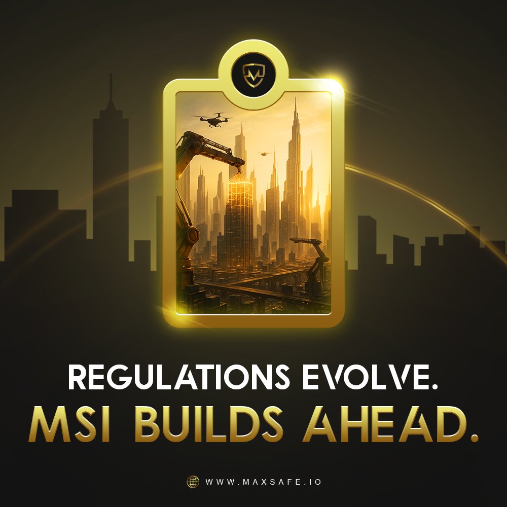 maxsafeins's tweet photo. Regulatory clarity is still catching up but that doesn’t stop innovation.
MSI operates with transparency and adaptability.
No red tape. No gatekeepers.
Just decentralized protection designed for the new era.
#MSI #Web3Insurance #FutureProof https://t.co/6N21PvFD5q