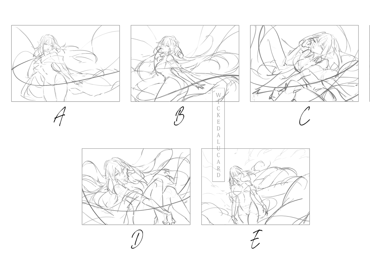 cm wip. 
rough sketch ✕ thumbnail drafts 