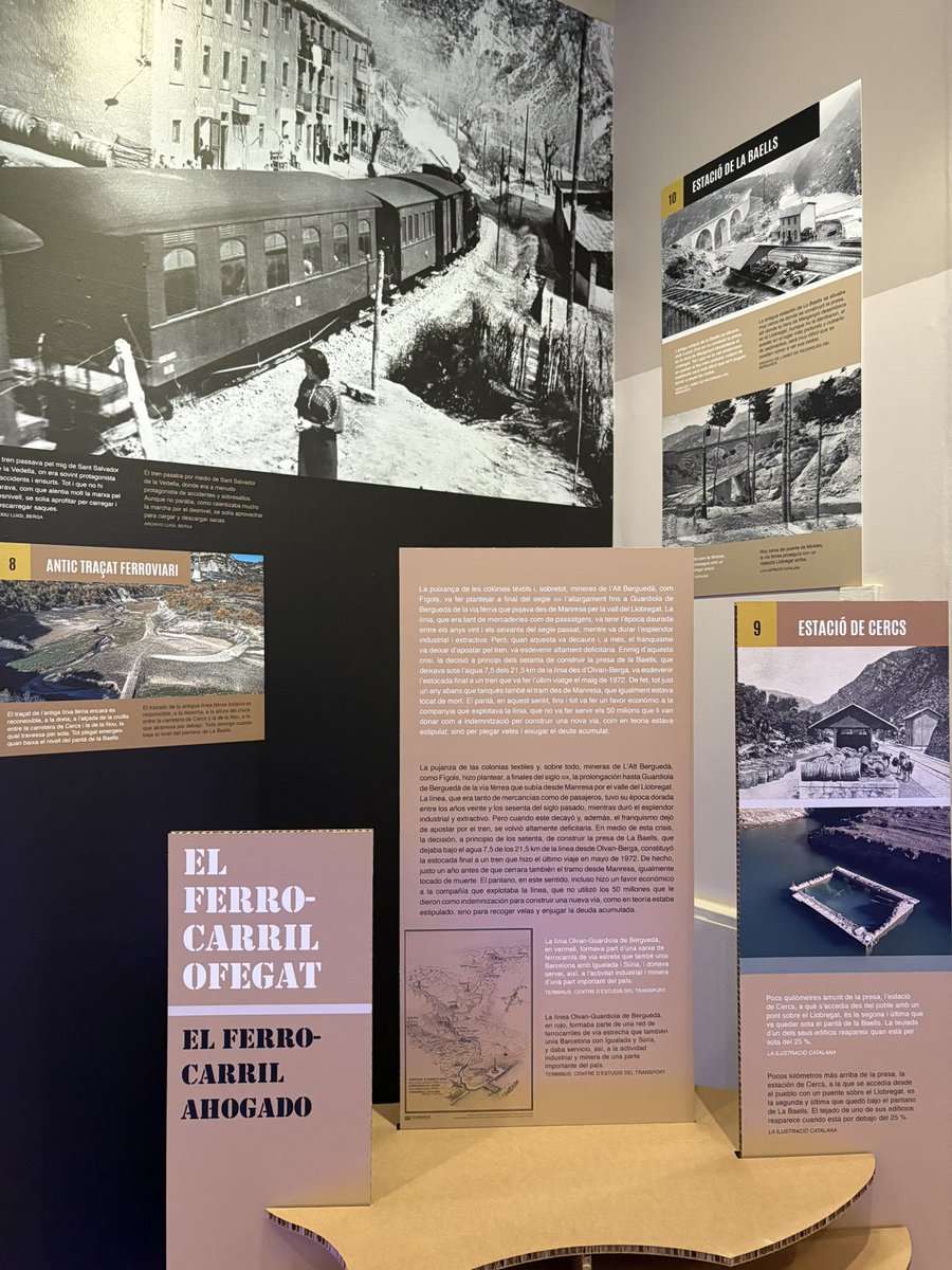AjVilada's tweet image. La Baells i #Vilada protagonistes a l’exposició ‘La Catalunya Emergida’ que es pot visitar 🏢 al @palaurobert fins al 7️⃣ de setembre.
Part important del nostre passat més present. Part essencial del nostre futur més proper.
#visitvilada #elberguedà #berguedà