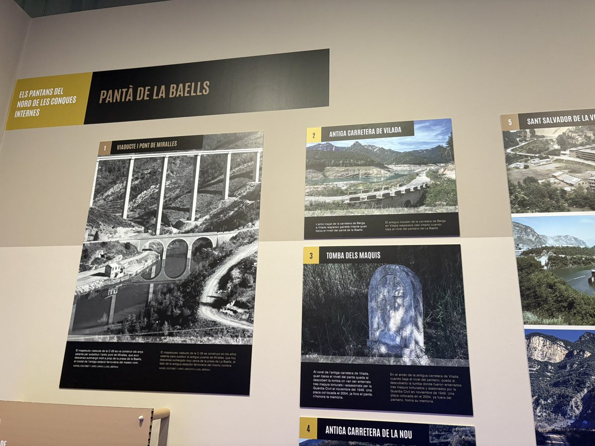 AjVilada's tweet image. La Baells i #Vilada protagonistes a l’exposició ‘La Catalunya Emergida’ que es pot visitar 🏢 al @palaurobert fins al 7️⃣ de setembre.
Part important del nostre passat més present. Part essencial del nostre futur més proper.
#visitvilada #elberguedà #berguedà