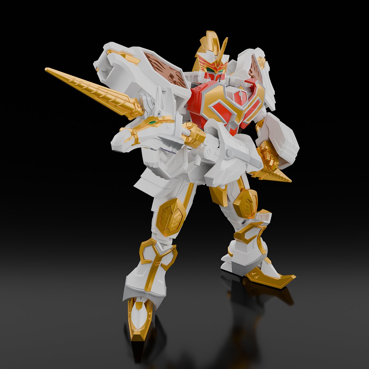 Bandai dropped the SMP SaintKaiser blog! Includes Wolzard Fire to