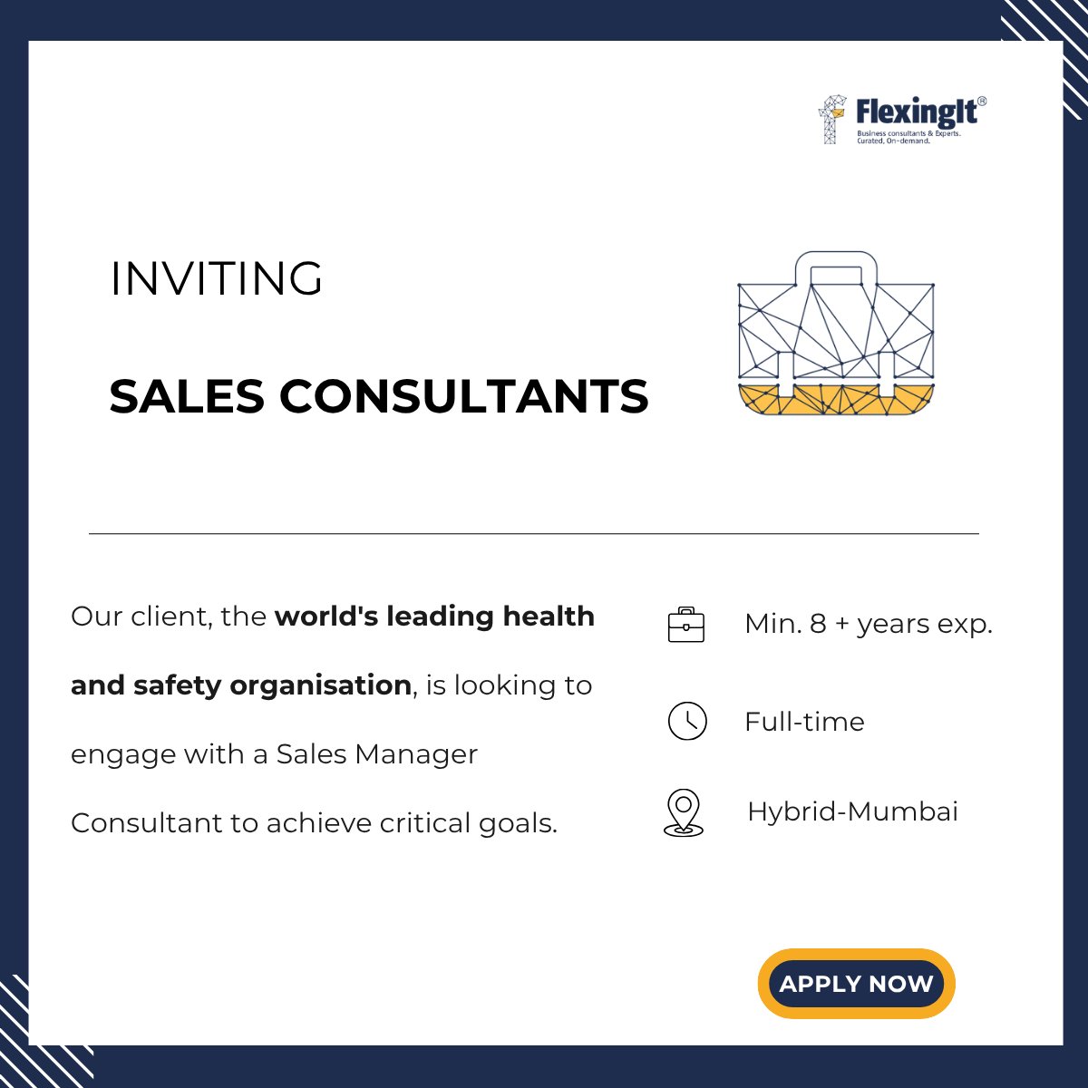 If this project interests you, please apply here:
flexingit.com/project/techni…

#Sales #SalesConsultants #Hiring #SalesFreelancers #FlexingIt