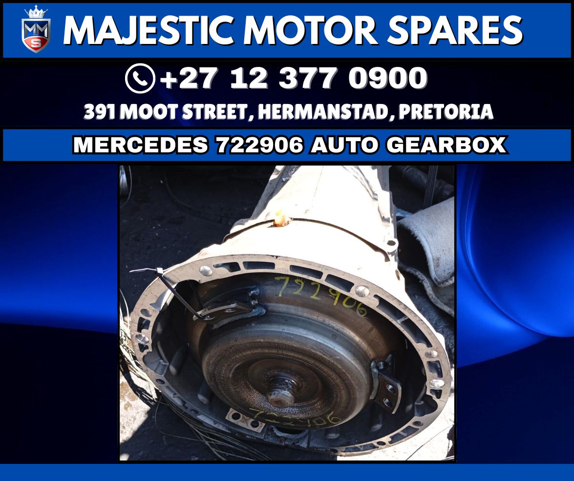 SpareMotor's tweet image. For Sale: Mercedes-Benz 722.906 Automatic Gearbox – Used
#MercedesBenz #AutomaticGearbox #UsedGearbox #TransmissionForSale #MercedesTransmission #MercedesParts #GearboxReplacement #MercedesAutoParts
 majesticmotorspares.co.za