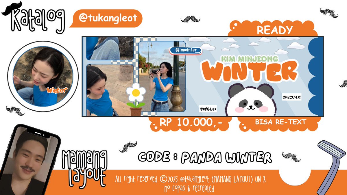 HELP RT 😍

LAYOUT RS HEART2HEART AESPA 🥺🤏🏻
CARMEN JUUN ANA IAN WINTER 

ORDER??
tag setelah DM <a href="/tukangleot/">mank leot? 💋 OPEN REQ !!</a> (WAJIB)
fastrespon t.me/jungjamalu
Pay bisa QRIS 💋

#zonauang #zonajajan #zonaaba

Mau layout req jadi cepet? Bisa cek katalog dibawah;

Harga? Cek PICT dibawah;
