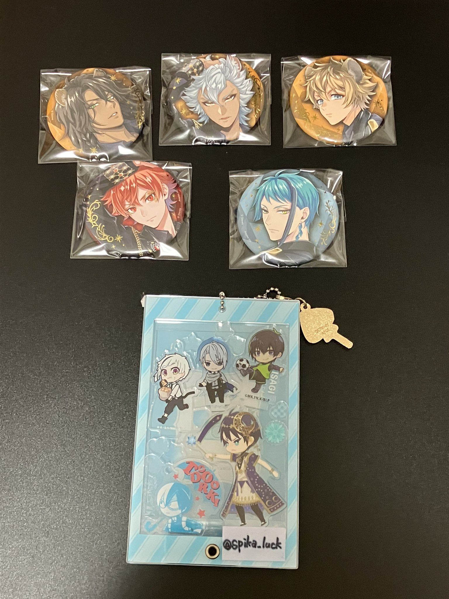 ツイステ レオナ ジャック ブレイジングジュエル 缶バッジ