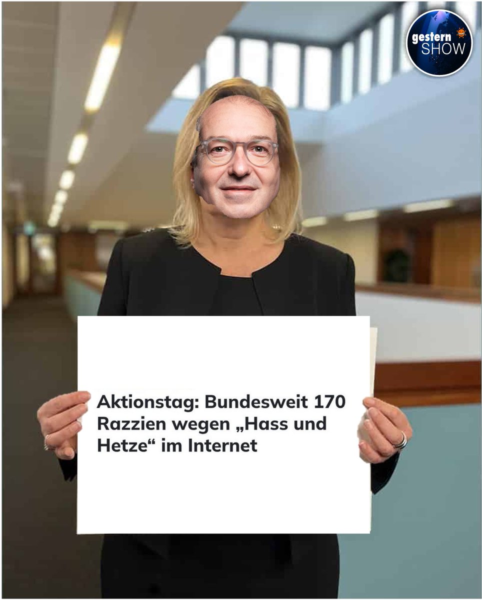 ShowGestern's tweet image. +++BREAKING+++
Bundesweite Hausdurchsuchungen wegen "Hass und Hetze" gegen Politiker im Netz – Innenminister #Dobrindt informiert derzeit über die Aktion. #Faeser
