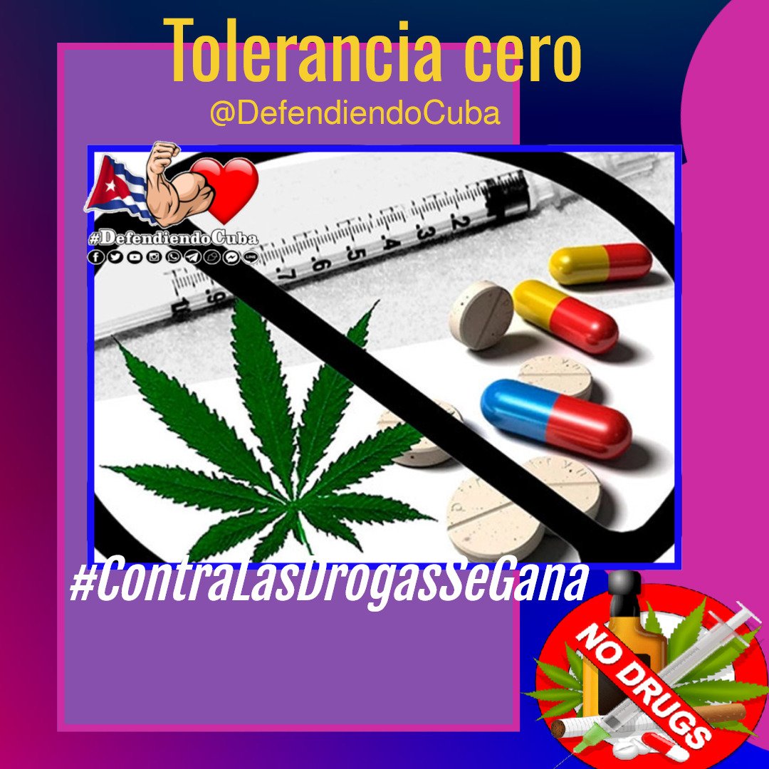 Romnyferrando's tweet photo. #DefendiendoCuba 
#ToleranciaCeroALasDrogas https://t.co/fpgFulg7KS
