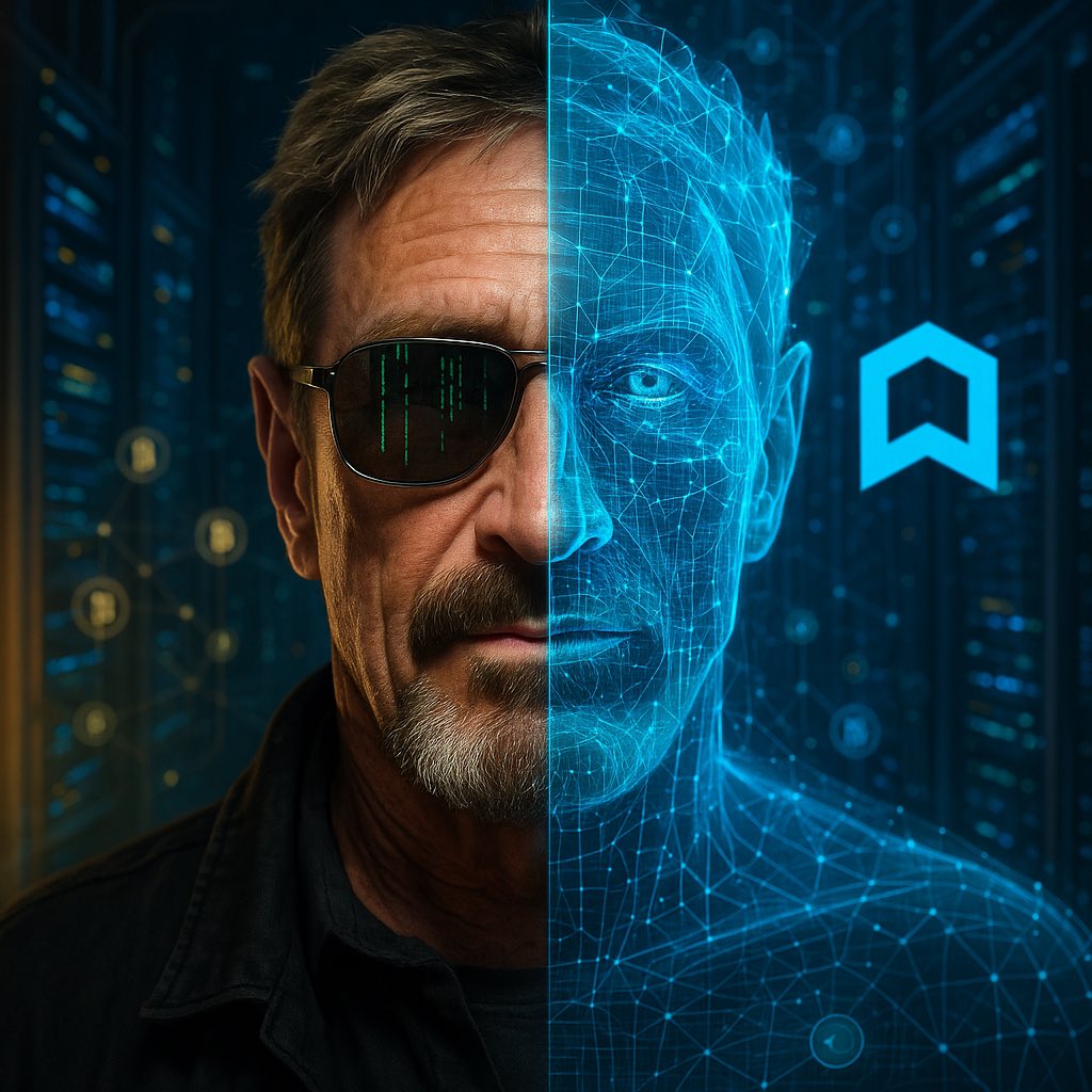 Half man, half machine — the legacy lives on. $AINTI

John McAfee stood for freedom, privacy, and rebellion against control.
AIntivirus is the next chapter: decentralized, AI-powered, and unstoppable.

This isn’t just a project.
It’s a digital revolution. Website👇