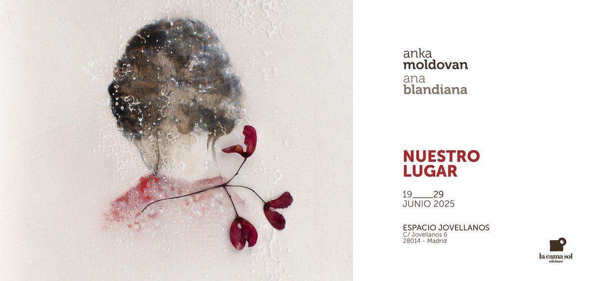 azulmanchego's tweet photo. [EXPOSICIÓN] Nuestro lugar. Anka Moldovan + Ana Blandiana

Un diálogo entre pintura y poesía, un universo de luz y silencio en busca de la belleza

Sigue en el BLOG 👇🔗

https://t.co/cogdI6Smic