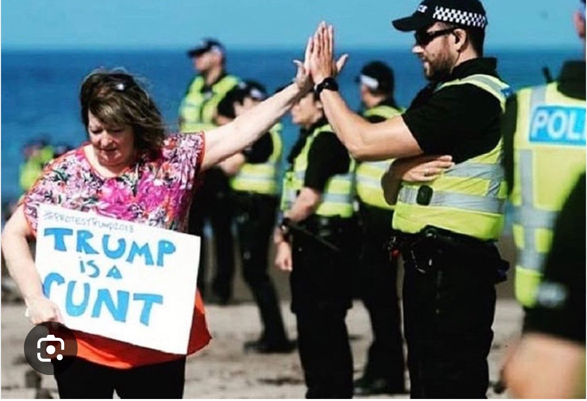 RachelSMorris's tweet photo. @MAGAPosts @realDonaldTrump Thank God as the world couldn’t handle anyone this awful again. No understanding of diplomacy, world affairs, business or economy. A bleeping  orange nightmare ( I can say this because we do actually have freedom of speech in the UK) https://t.co/gfmW0BzPvd