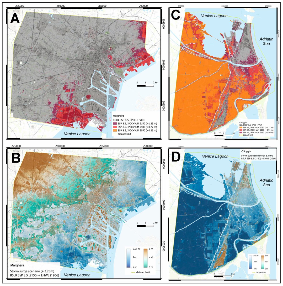 💧💧 Multi-Temporal Relative #SeaLevel #Rise Scenarios up to 2150 for the #Venice #Lagoon (#Italy)

✍️ Marco Anzidei et al.
🔗 brnw.ch/21wTFAb