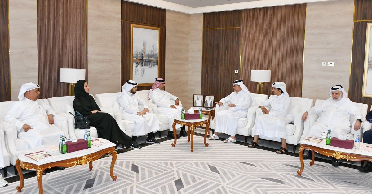 Qatar Chamber hosted a joint meeting between its Food Security and Environment Committee and the Environment Committee of the Asharqia Chamber of Commerce and Industry in the Kingdom of Saudi Arabia. 
The meeting, held at the Chamber’s headquarters, was chaired by Mohamed bin