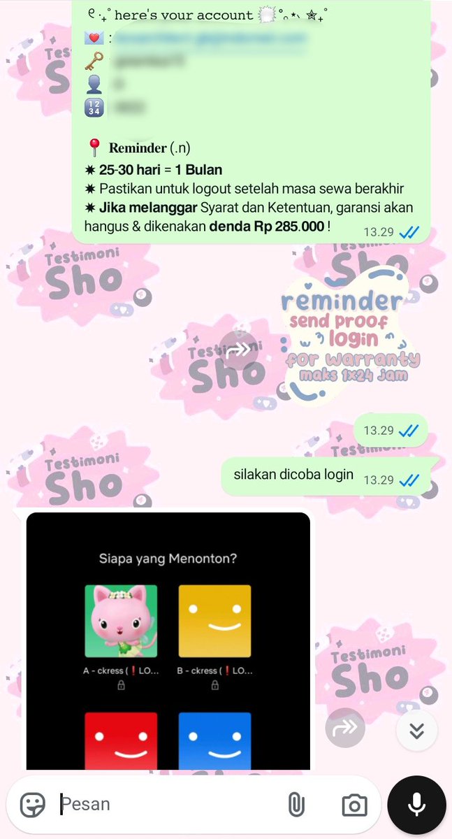 honeyxobutter's tweet photo. 📂 netflix sharing 1 bulan 1p1u https://t.co/YhoMzrepqy