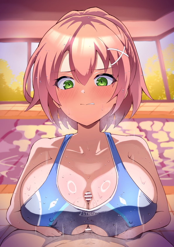 mussyu_art's tweet photo. ユウナに嫌々パイズリさせる本校生徒（1/2） https://t.co/AvYTFpsScy