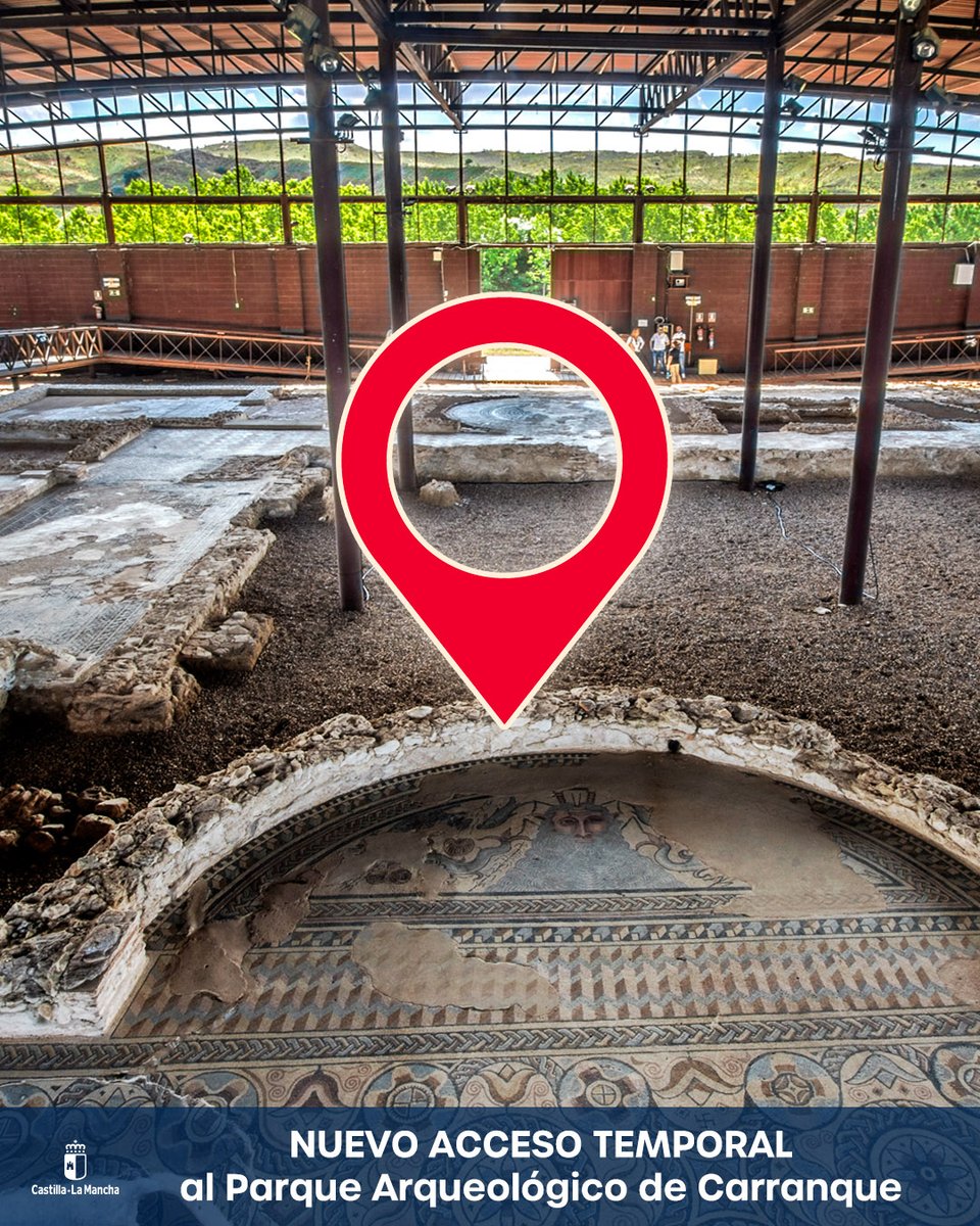 ⚠️ ¡ATENCIÓN VISITANTES DEL PARQUE ARQUEOLÓGICO DE CARRANQUE! ⚠️

🚧  Nuevo acceso provisional al parque por obras:
📍 Vereda de la Calzadilla, desde la M-404, entre Griñón y El Álamo.
🚗 Aparcamiento disponible.

Más ℹ️👉 cultura.castillalamancha.es/patrimonio/par…