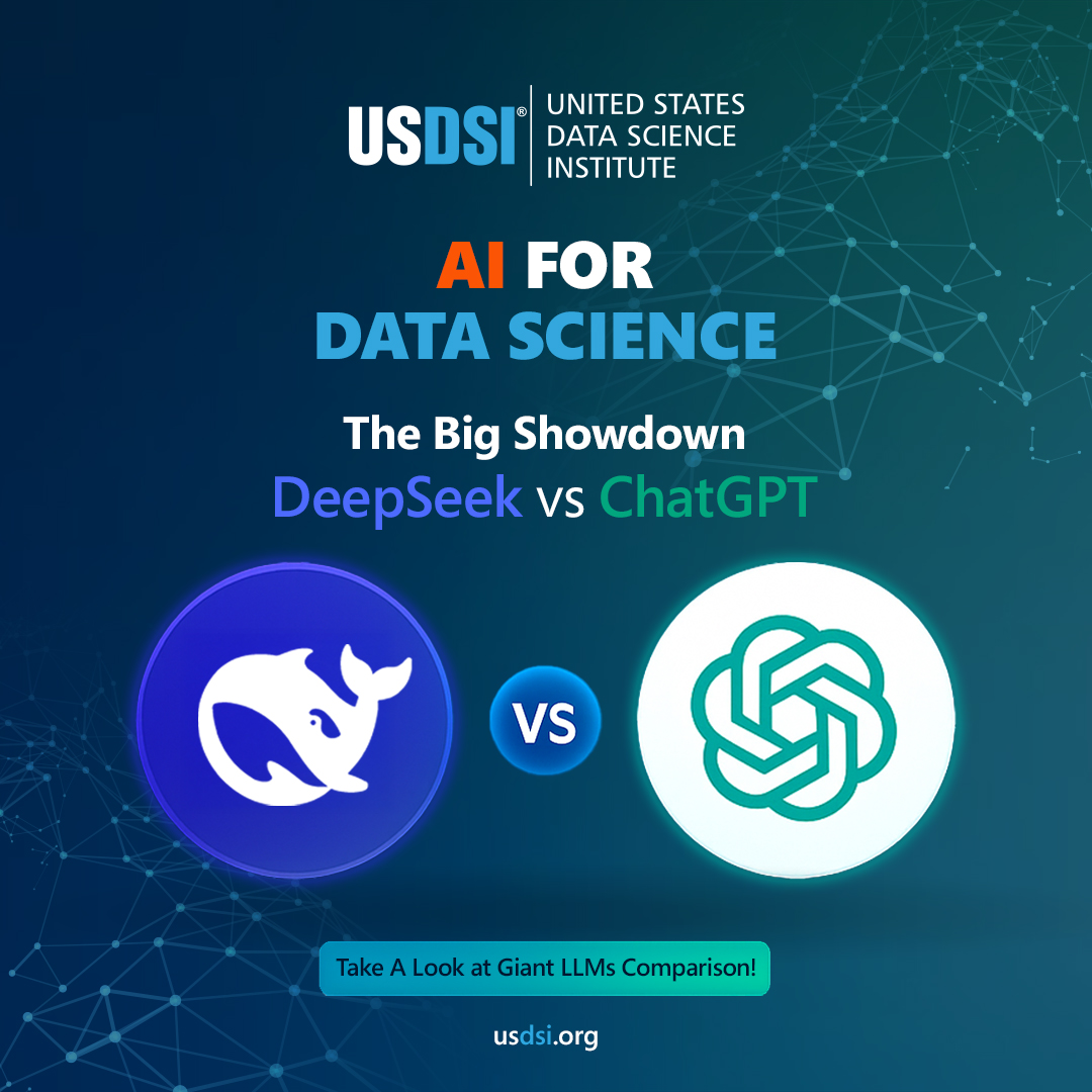 US_DSI's tweet image. Code-heavy tasks and large-scale analysis, while ChatGPT offers versatility, ease of use, and broad support—each empowering different stages of the data journey.
Discover More bit.ly/44117a6

#AIinDataScience #AIforDataScience #AIAssistants #DataAnalytics #DeepLearning