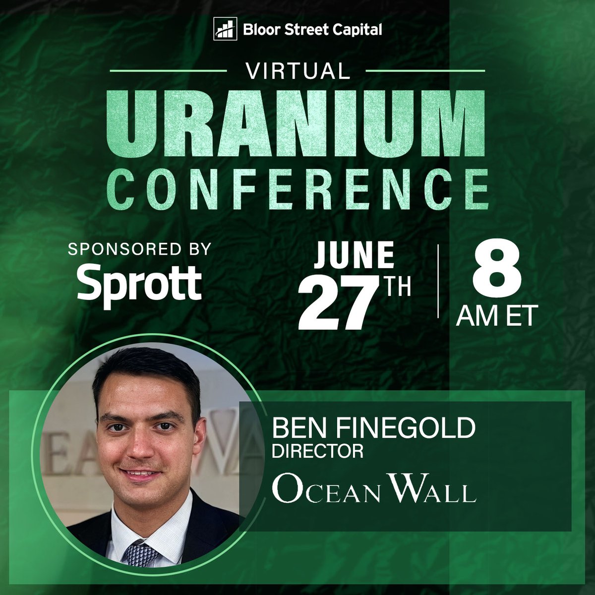 BloorStreetCap's tweet image. Ben Finegold @oceanwall2 and @JamesConnor1999 discuss European investor sentiment toward nuclear energy and #uranium. Register bit.ly/3HLBscH