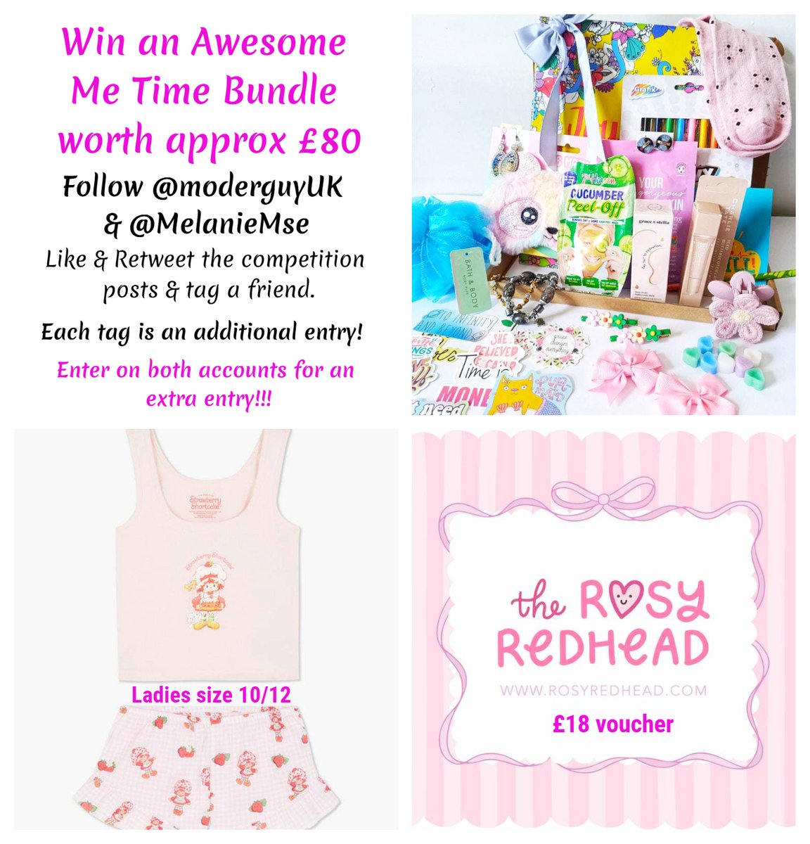 MelanieMse (@melaniemse) on Twitter photo #WIN an Awesome Me Time Bundle!
Follow <a href="/MelanieMse/">MelanieMse</a> & <a href="/modernguyUK/">Modern Guy</a>
Like & retweet this post
Tag friends 1 tag = 1 entry so go mad
Go to <a href="/modernguyUK/">Modern Guy</a> and repeat for another entry
Ends: 18/07
T's & C's: melaniesfabfinds.co.uk/competition/ #competition #prize #giveaway #giveaways #WIN an Awesome Me Time Bundle!
Follow <a href="/MelanieMse/">MelanieMse</a> & <a href="/modernguyUK/">Modern Guy</a>
Like & retweet this post
Tag friends 1 tag = 1 entry so go mad
Go to <a href="/modernguyUK/">Modern Guy</a> and repeat for another entry
Ends: 18/07
T's & C's: melaniesfabfinds.co.uk/competition/ #competition #prize #giveaway #giveaways