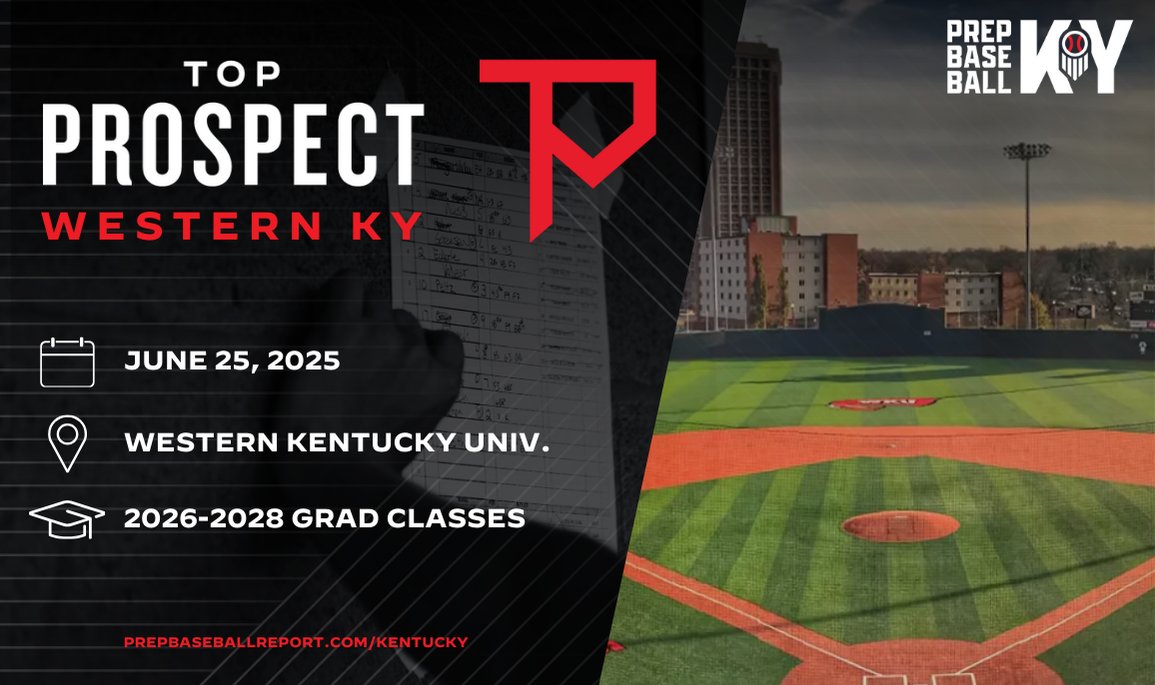 👀 WKY TOP PROSPECT GAMES 👀

Continuing this week's showcase lineup with our Western KY Top Prospect Games! Follow along on X for coverage and stay tuned afterwards for highlights from both days ‼️ 

#KYTPG || <a href="/prepbaseball/">Prep Baseball</a>