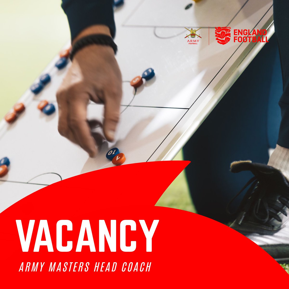 Army FA (@armyfa1888) on Twitter photo VACANCY
We're recruiting for the role of 'Head Coach' for our Masters Team. Job Spec available to download via our website: buff.ly/nsGFVZy.
To apply, send a Football CV & Personal Statement to Steve Campbell: Stephen.Campbell833@mod.gov.uk
Deadline: 30th June 2025 VACANCY
We're recruiting for the role of 'Head Coach' for our Masters Team. Job Spec available to download via our website: buff.ly/nsGFVZy.
To apply, send a Football CV & Personal Statement to Steve Campbell: Stephen.Campbell833@mod.gov.uk
Deadline: 30th June 2025