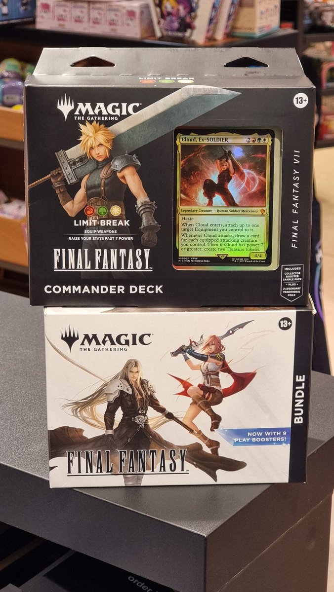 Commander Deck - Limit Break and Bundles. Limited quantities just dropped back in-store!!

#magicthegatheringcards #mtg #finalfantasy 
#magicthegathering  #magicthegatheringcommunity