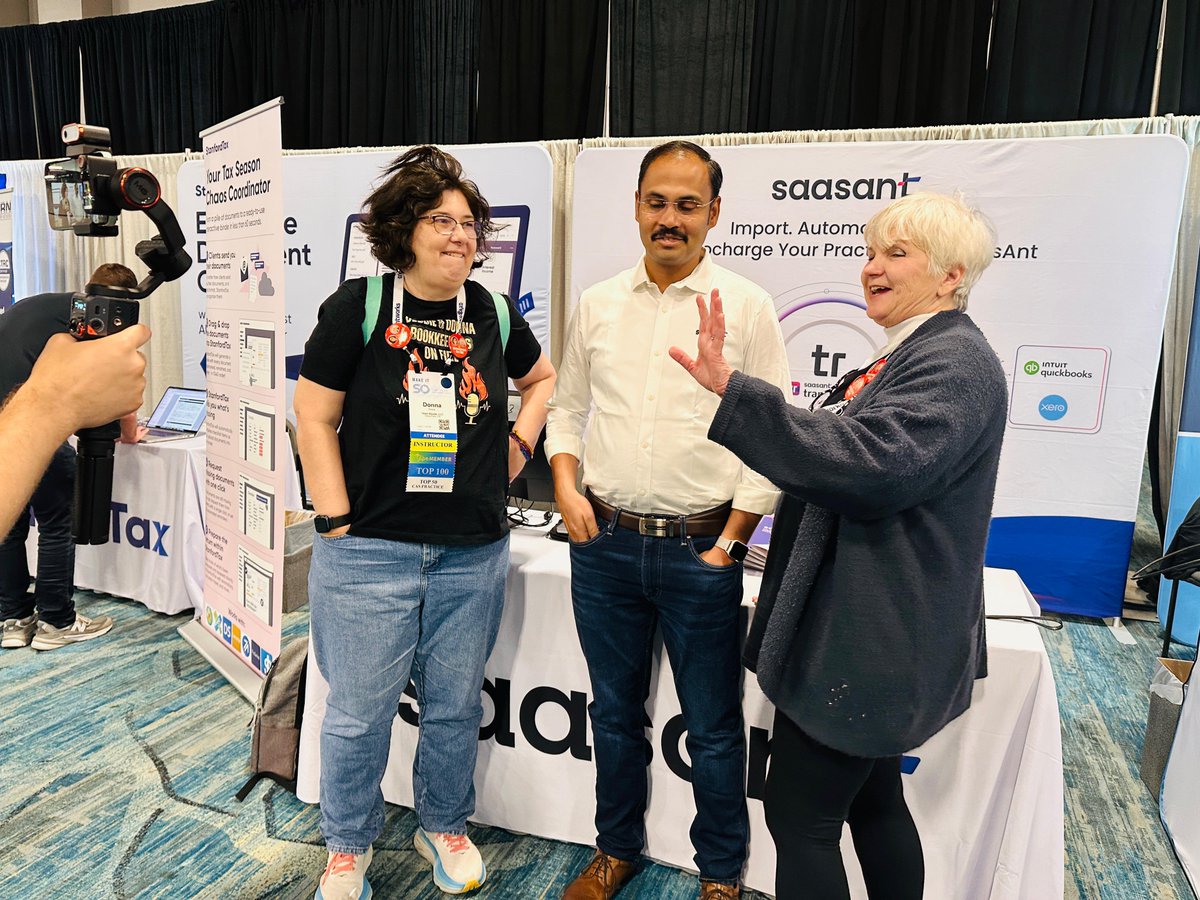 SaasAntOfficial's tweet image. Booth 193 has been buzzing at #SNH2025!

Loved meeting so many pros solving real workflow challenges.
If you haven’t dropped by yet - come chat automation, cleanups, and smarter bookkeeping with us.

 #SaasAnt #Bookkeepingautomation