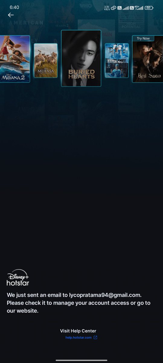 X_periman's tweet photo. @DisneyPlusID Hotstar lagi error ya? Gini terus https://t.co/iLzFJQpE5T