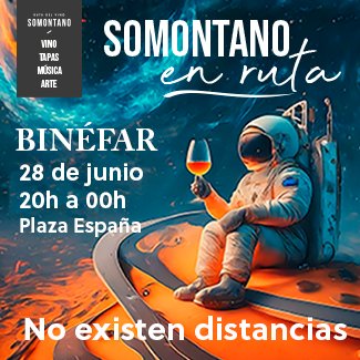 Ayuntamiento Binéfar (@aytobinefar) on Twitter photo 🍷El sábado por la tarde, en la plaza de España tenemos una cita con la 🥘gastronomía local y los vinos de la <a href="/DOSomontano/">DO Somontano</a> en la II edición de Somontano en Ruta.
🎼Contaremos con música de dj.
🧑🎨 Y artistas que decorarán barricas de 🍇vino.
#aytobinéfar #binéfar #somontanoenruta 🍷El sábado por la tarde, en la plaza de España tenemos una cita con la 🥘gastronomía local y los vinos de la <a href="/DOSomontano/">DO Somontano</a> en la II edición de Somontano en Ruta.
🎼Contaremos con música de dj.
🧑🎨 Y artistas que decorarán barricas de 🍇vino.
#aytobinéfar #binéfar #somontanoenruta