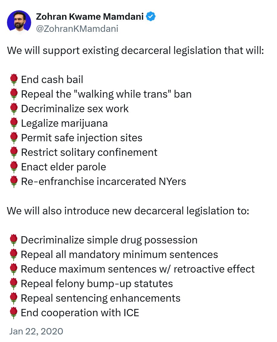 This is what the future NYC mayor ran on in 2020.