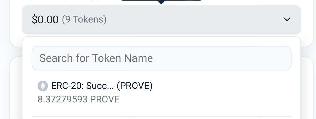 Captaiincrypt's tweet photo. I only got 8 @SuccinctLabs $PROVE testnet tokens . I wish I received more tho 🥹 https://t.co/z34qKOa5IF