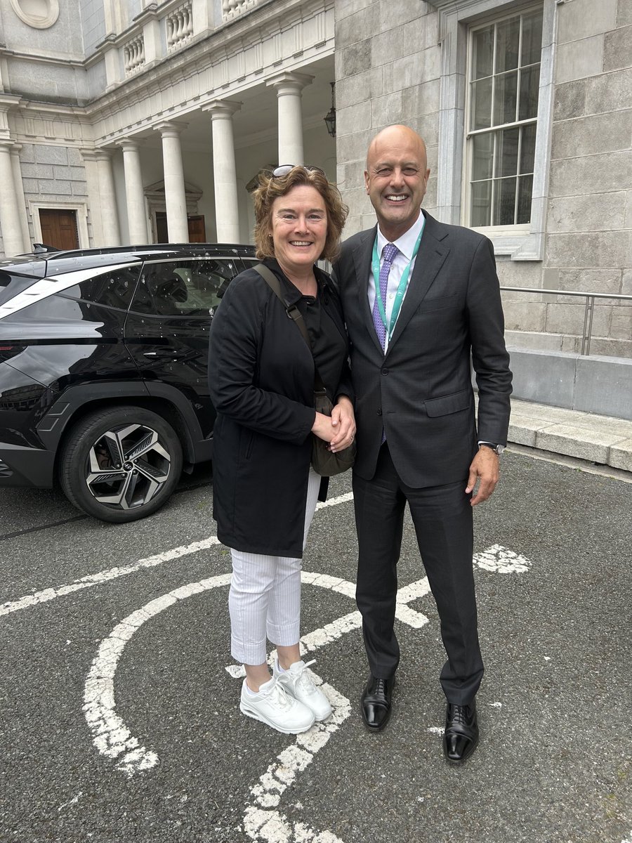 Annette Duffy Western Care Association with #Mayo Self Advocacy group visiting #Dail today
