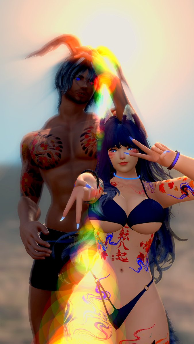It's fun time summer time. 🦊💙

#ffxivsummerbash #GPOSERS #FFXIVScreenshots #ffxivsnaps #miqote #FFXIV #ReShade