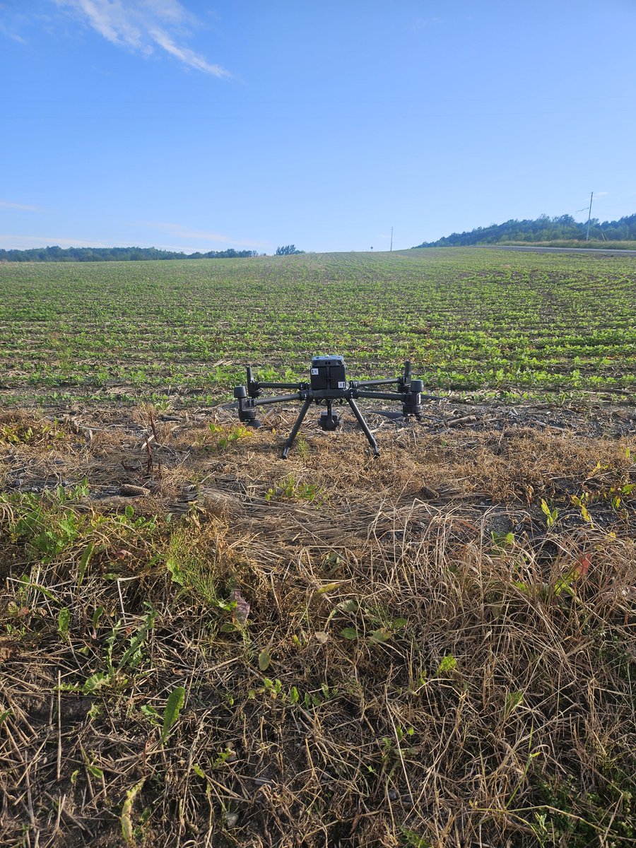 Getting an early start. 1200 acres to go today
