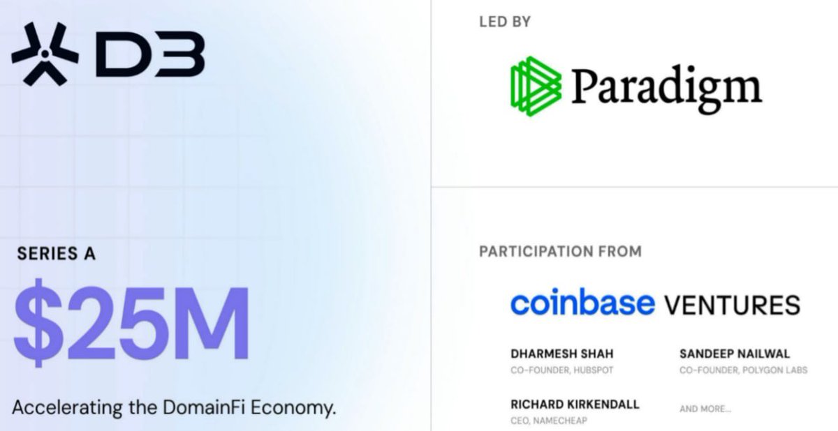 0xTreff's tweet photo. TOP 3 Airdrops with TGE in Q3

Participate now, claim rewards in 1–3 months. Guides below 👇

1/ @FogoChain ($13.5M)

❖ Fogo is a high-performance SVM Layer 1 blockchain designed to deliver real-time experiences at scale.

❖ Investors: Distributed Global, CMS Holdings

⇛ Guide: https://t.co/axNfBbYKiT

2/ @D3inc ($25M)

❖ D3 is a blockchain platform that tokenizes Web2 domain names into Web3 assets. Domains can be traded, fractionalized, used in DeFi, and remain fully compatible with traditional DNS.

❖ Investors: Paradigm, Coinbase Ventures and others

⇛ Guide: https://t.co/VykFcHDLP4

3/ @DataHaven_xyz (TBA)

❖ The DataHaven is a decentralized data storage protocol specifically designed to support artificial intelligence (AI) and Web3 applications.

⇛ Guide: https://t.co/GO9jetDVtv