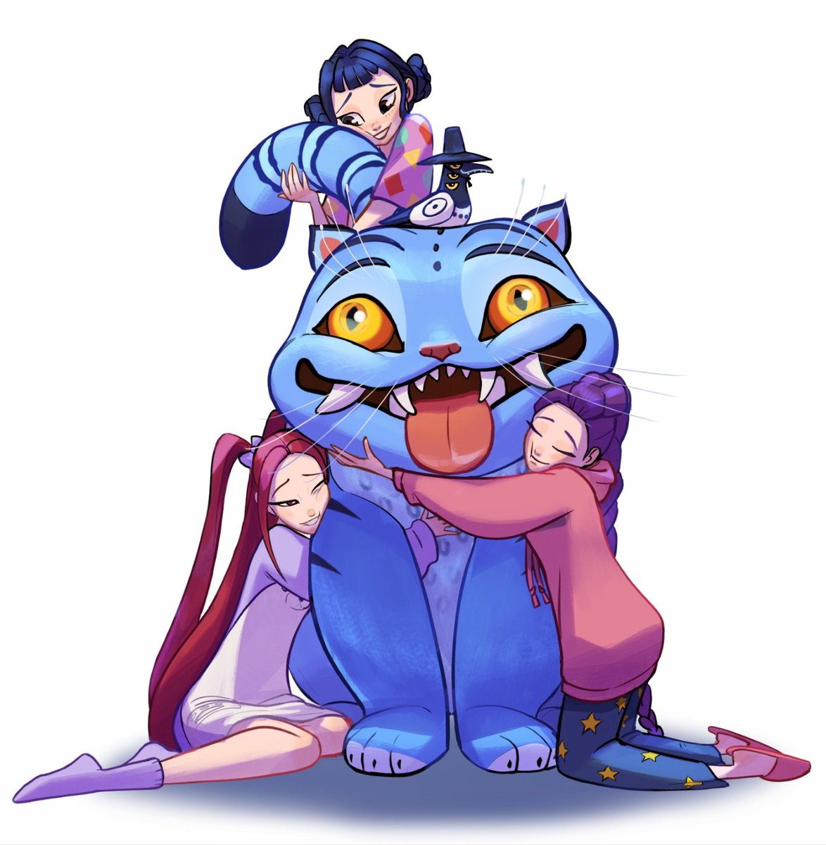 진짜 더피 넘넘귀여움💙🩵
#derpy
#kpopdemonhunters
#kpopdemonhuntersfanart