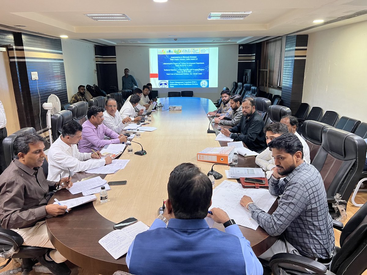 rais_shk's tweet photo. Had a joint review meeting on the 100 MLD project today with representatives from Patnawar, MGP, and other key stakeholders. Discussed progress, challenges, and next steps to ensure timely execution. Public interest remains my top priority. #100MLD #Bhiwandi https://t.co/MrIKH2IpBO