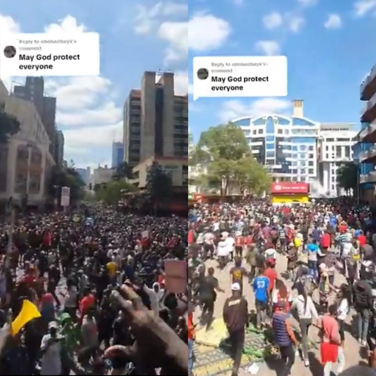 magwaz3's tweet photo. Enough crowd has gathered in Nairobi CBD. Time to March to State House now https://t.co/CAOiTqct02